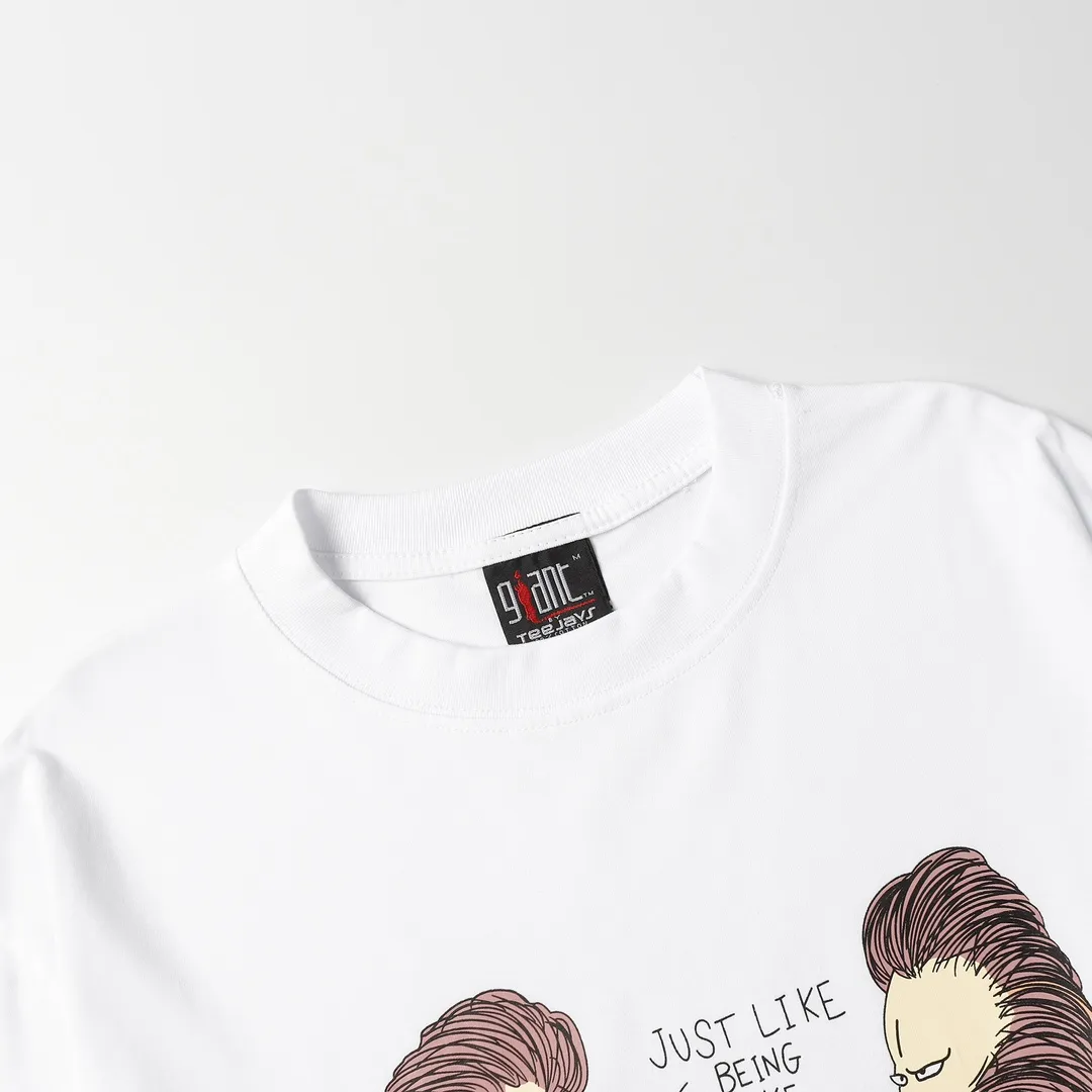 Saint Michael series trendy T craft letter drawing round neck short sleeves Style number: D3190P110 Color: black Size: S M L XL